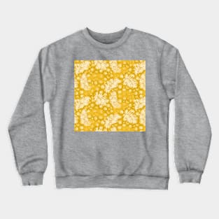 Marigold Animal Print Palms Crewneck Sweatshirt